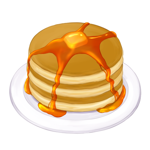 パンケーキのフリー素材サンプル画像