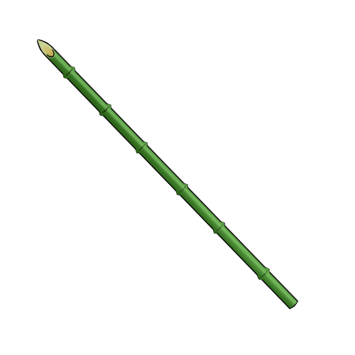 竹槍のフリー素材サンプル画像
