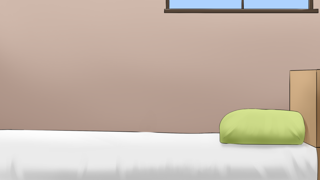 ベッド緑