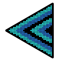 LED矢印青のフリー素材サンプル画像