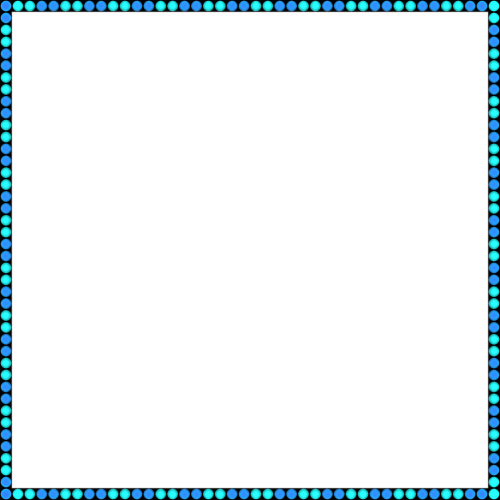 LEDマーカー（青）のフリー素材サンプル画像