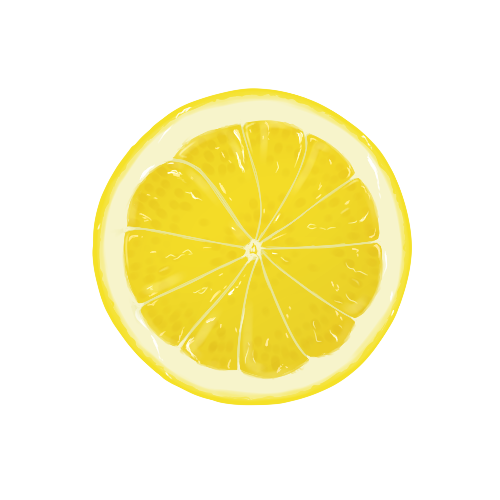 輪切りレモンのフリー素材サンプル画像