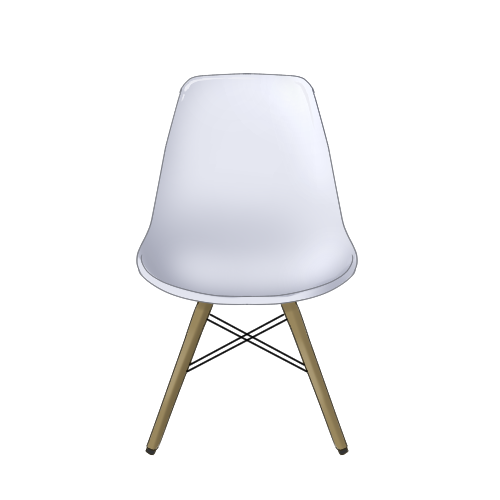 シンプルな椅子のフリー素材サンプル画像