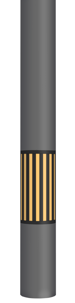 電信柱の根元のフリー素材サンプル画像