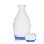 とっくりおちょこセットのフリー素材サンプル画像