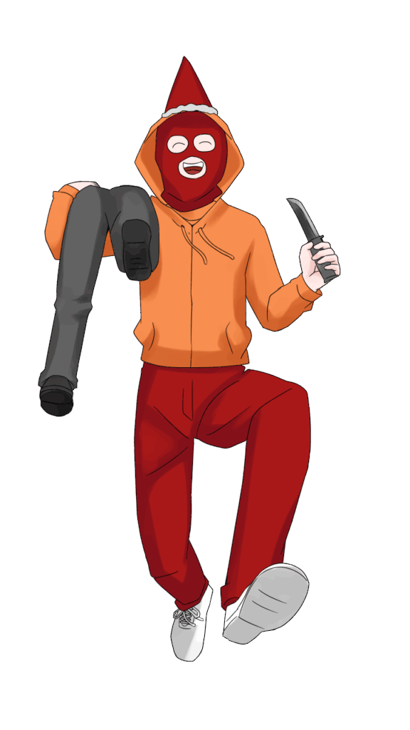 ゆかいな誘拐犯のフリー素材サンプル画像