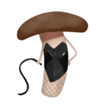 虐げるシイタケのフリー素材サンプル画像