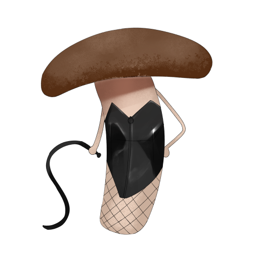 虐げるシイタケのフリー素材サンプル画像