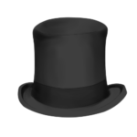 シルクハットのフリー素材サンプル画像